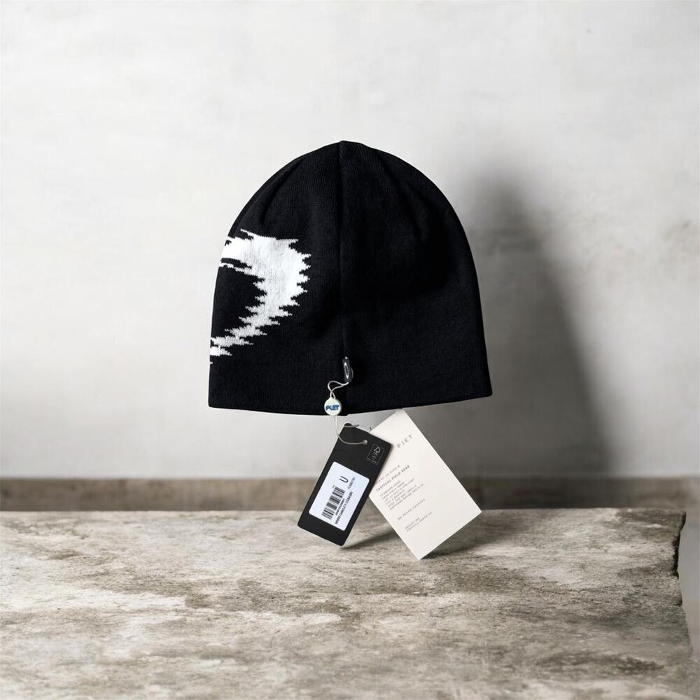 OAKLEY x PIET Software Beanie Black Hat Big Logo